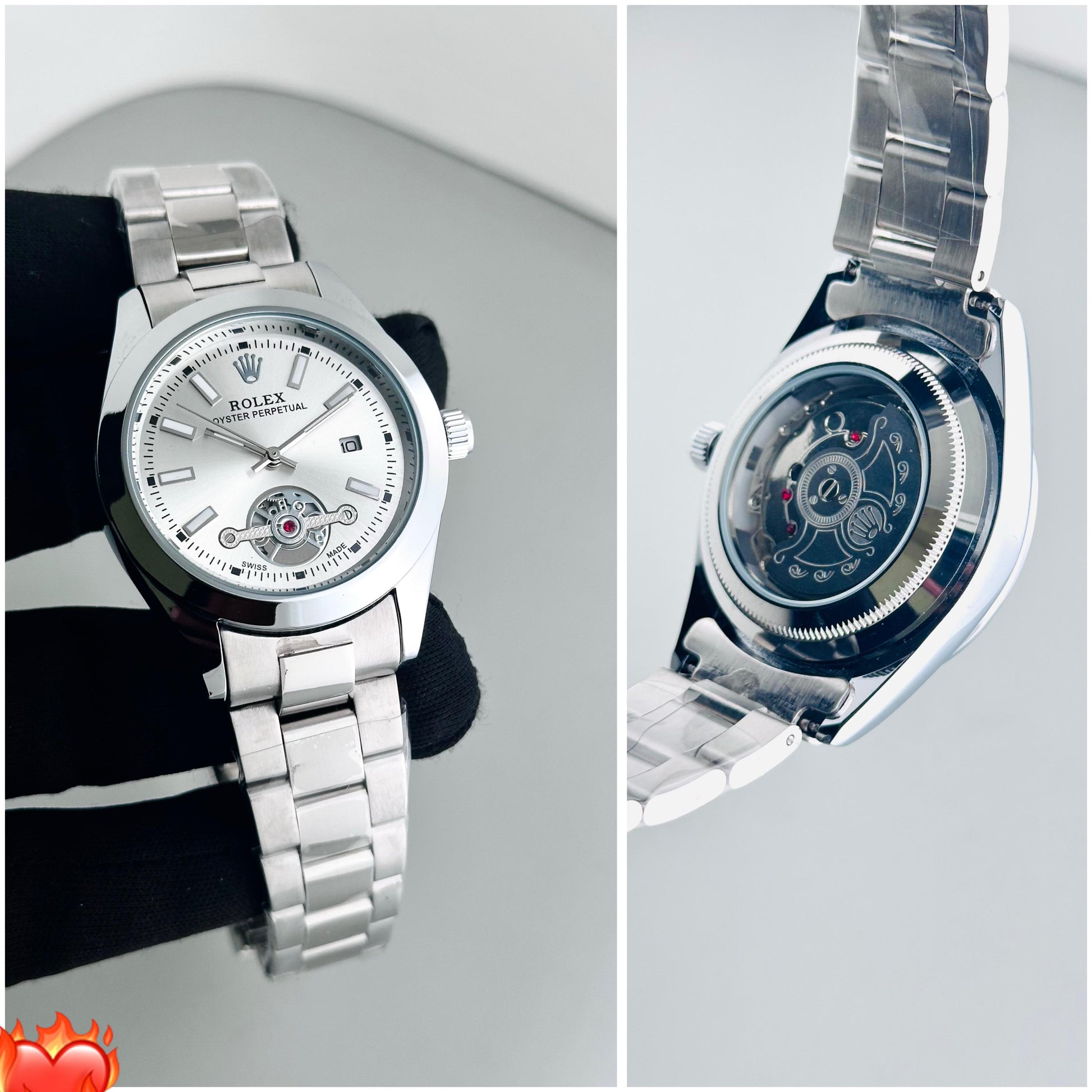 the iconic fluting found on many Rolex classic maurya watch