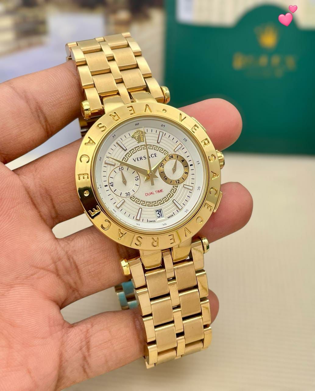Versace Greca Chronograph maurya watch