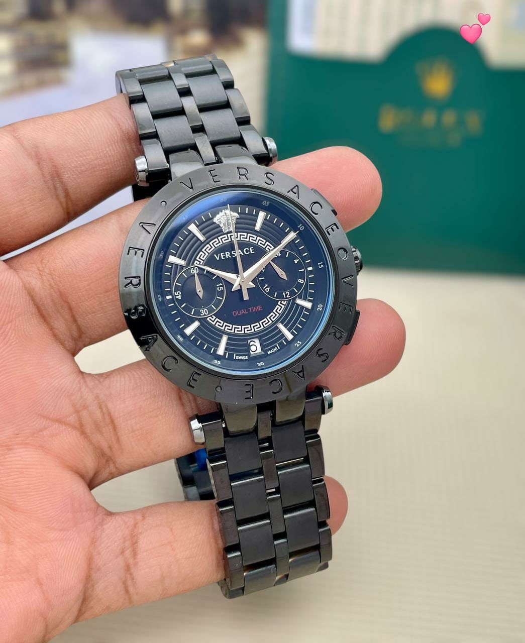Versace Greca Chronograph maurya watch