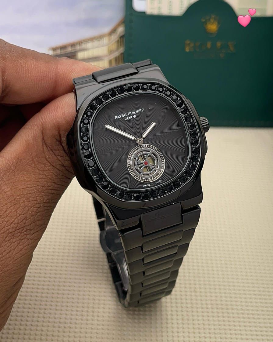 Patek philippe with Diamond bezel Create a gothic look and feel to this luxury ⭐ ⭐⭐ maurya watch