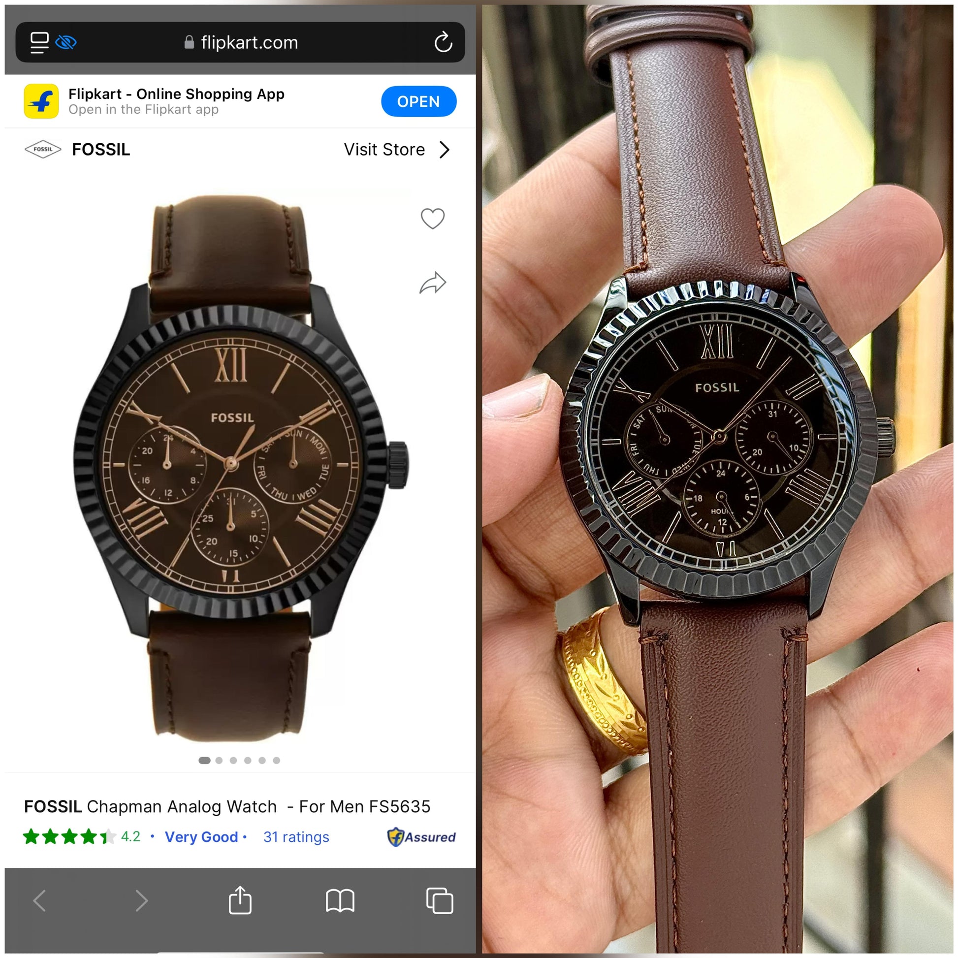 FOSSIL CHAPMAN  For Men maurya watch