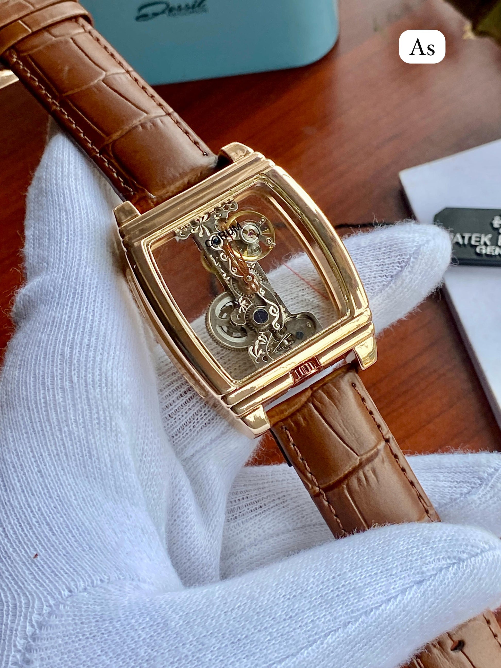 ✨ Corum for men’s watch fully transparent autometic machinery maurya watch