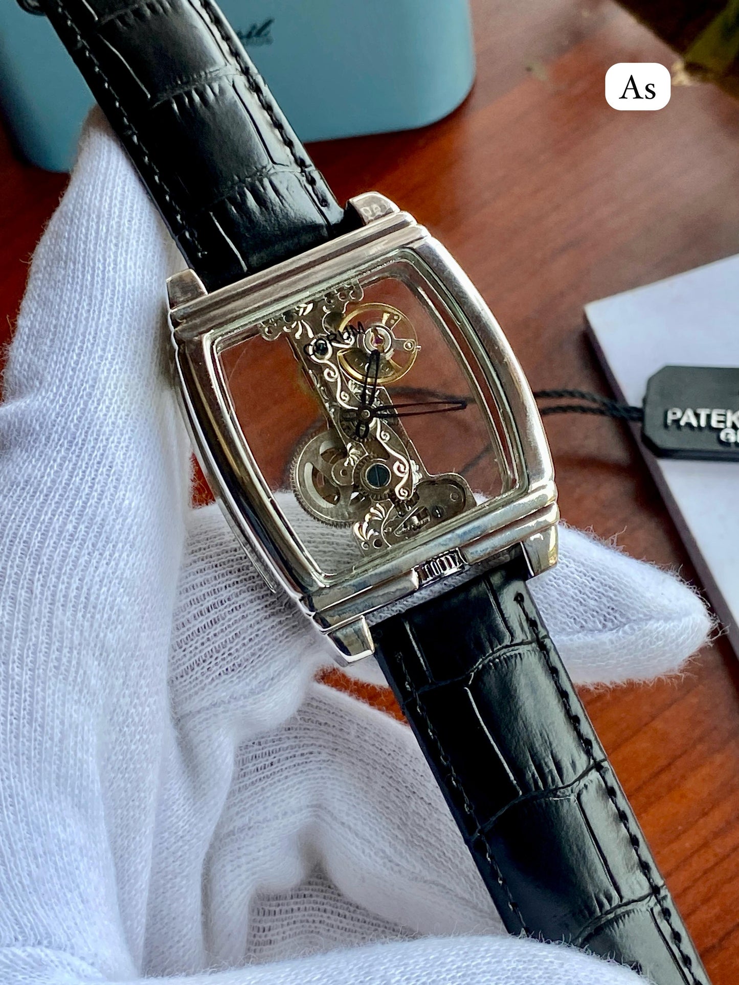 ✨ Corum for men’s watch fully transparent autometic machinery maurya watch