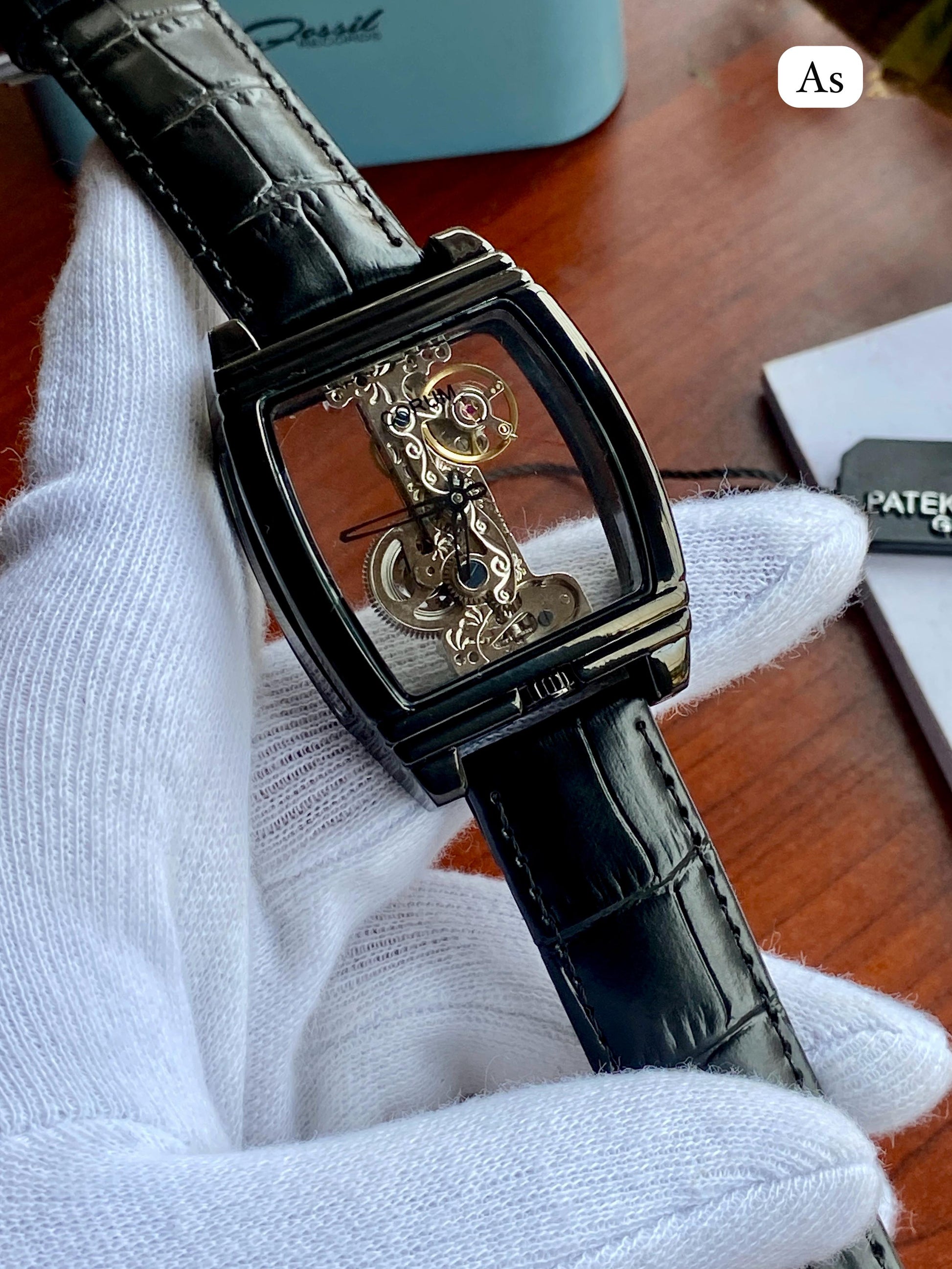 ✨ Corum for men’s watch fully transparent autometic machinery maurya watch