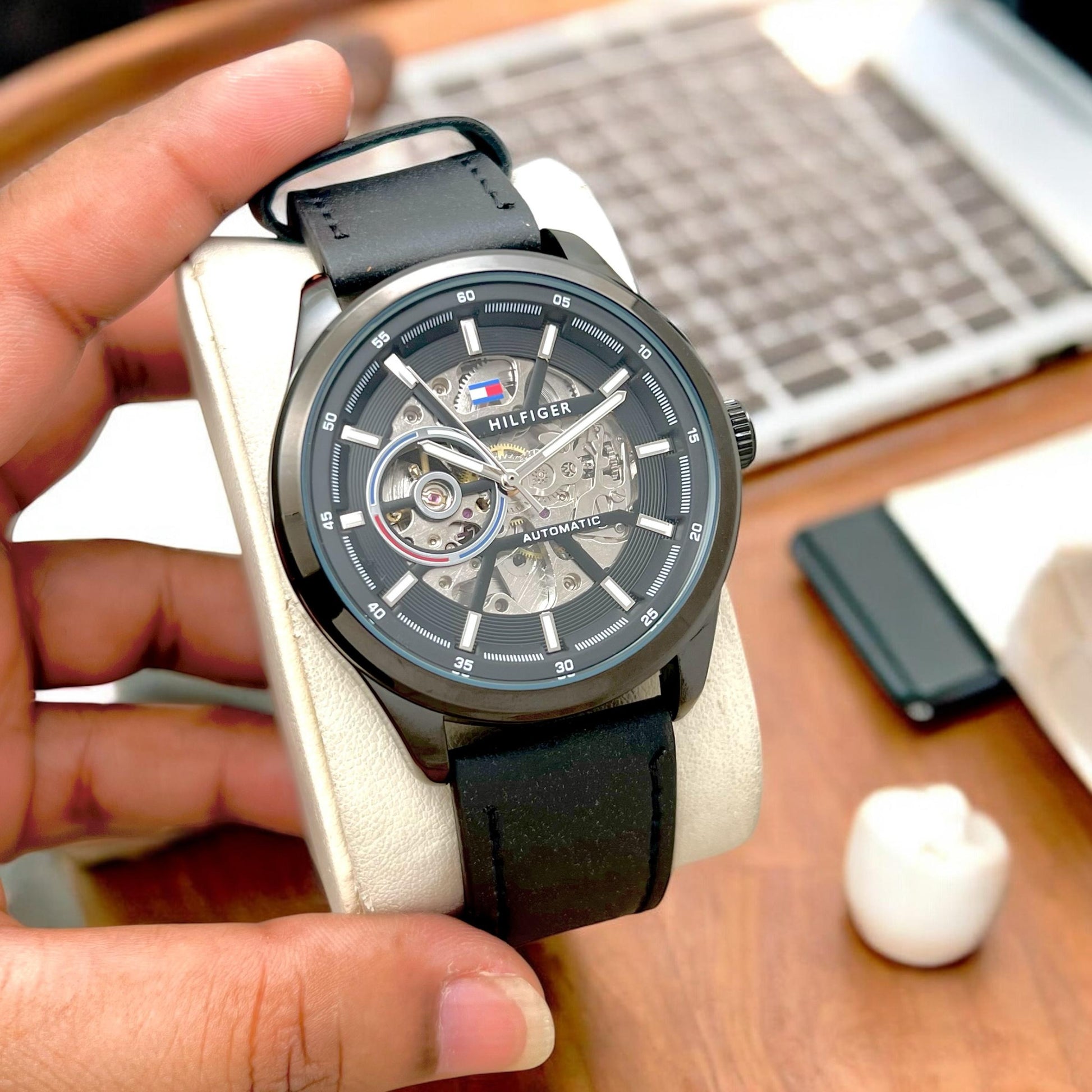tommy hilfiger modern automatic for men maurya watch