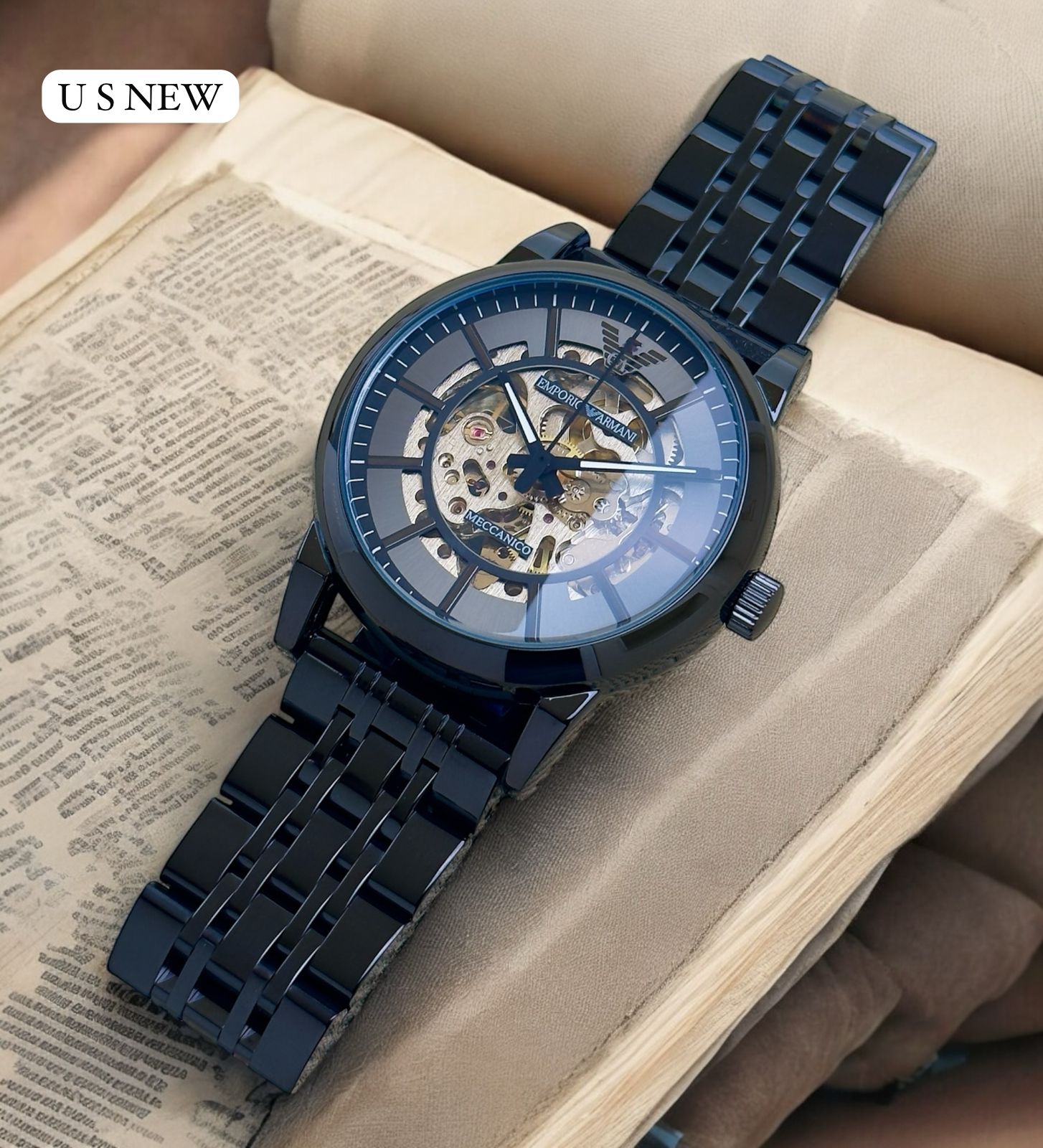 ARMANI quality With styling metal strap⌚⌚ maurya watch