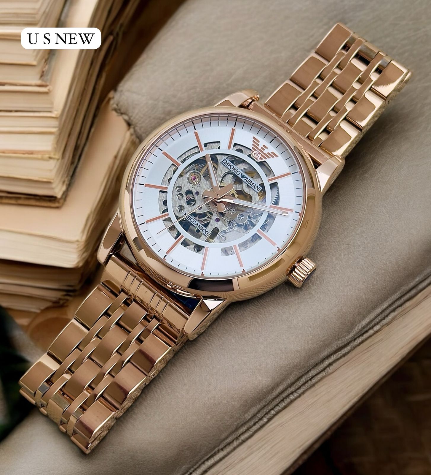 ARMANI quality With styling metal strap⌚⌚ maurya watch