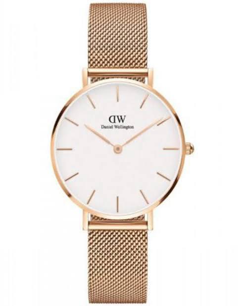 Daniel Wellington Rose Gold Mesh– Quartz Movement maurya watch