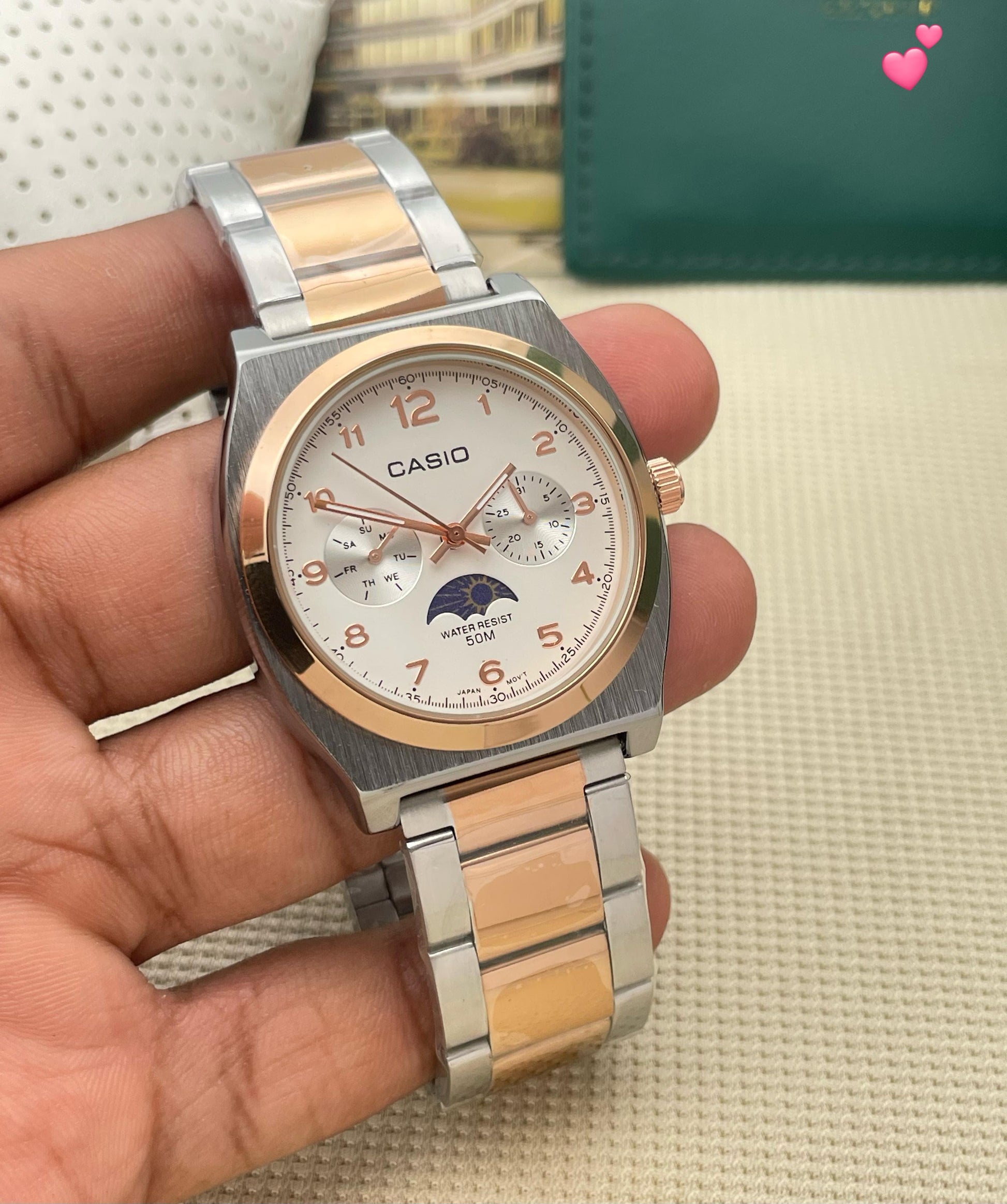 CASIO MTP-M300D-3AV original model maurya watch