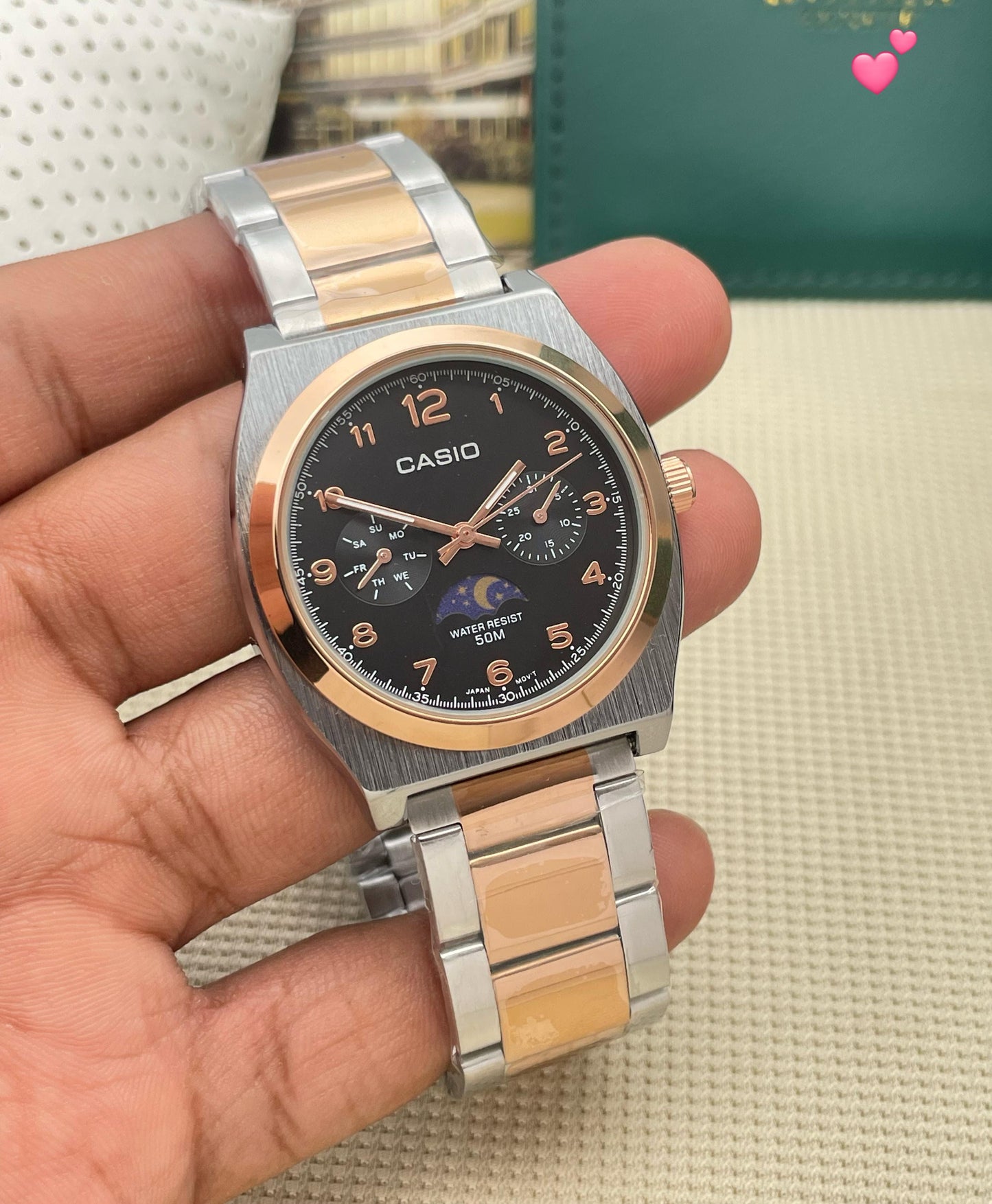 CASIO MTP-M300D-3AV original model maurya watch