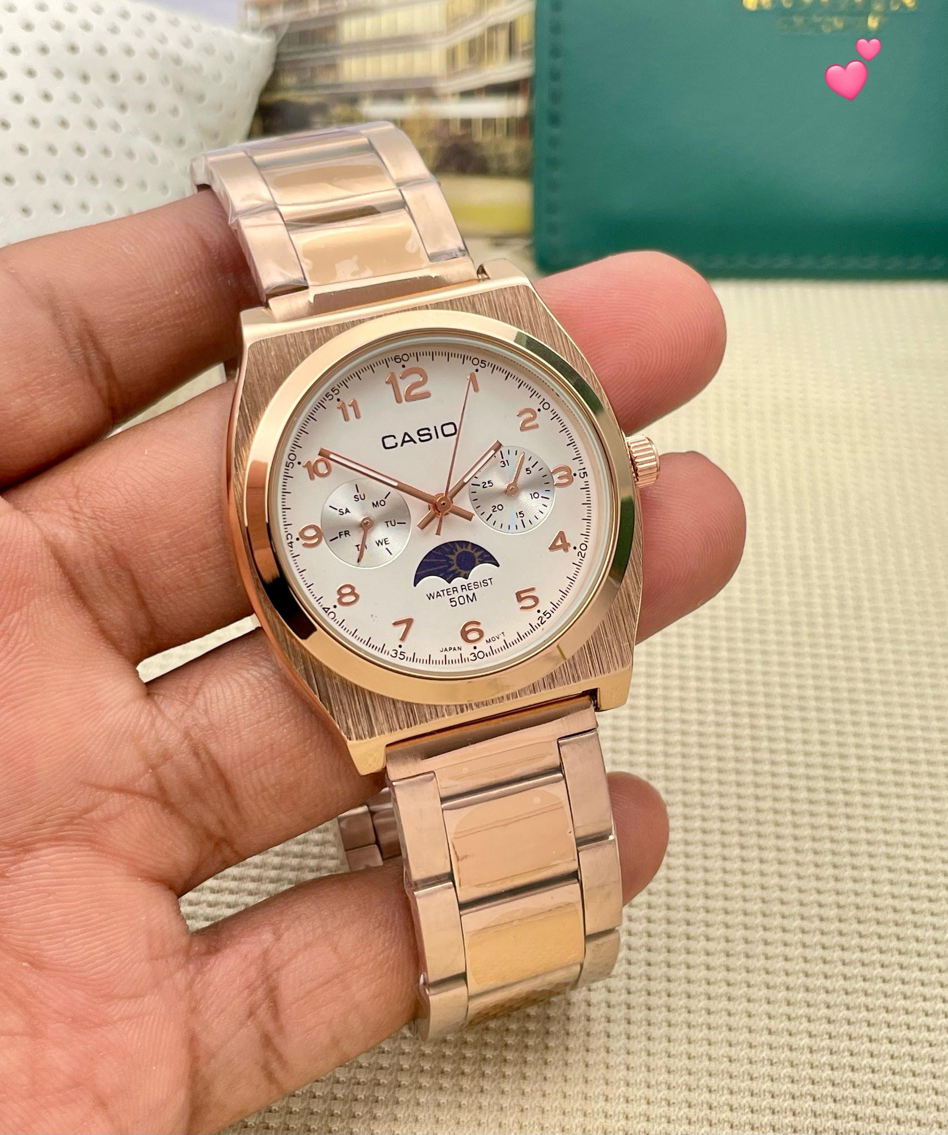 CASIO MTP-M300D-3AV original model maurya watch