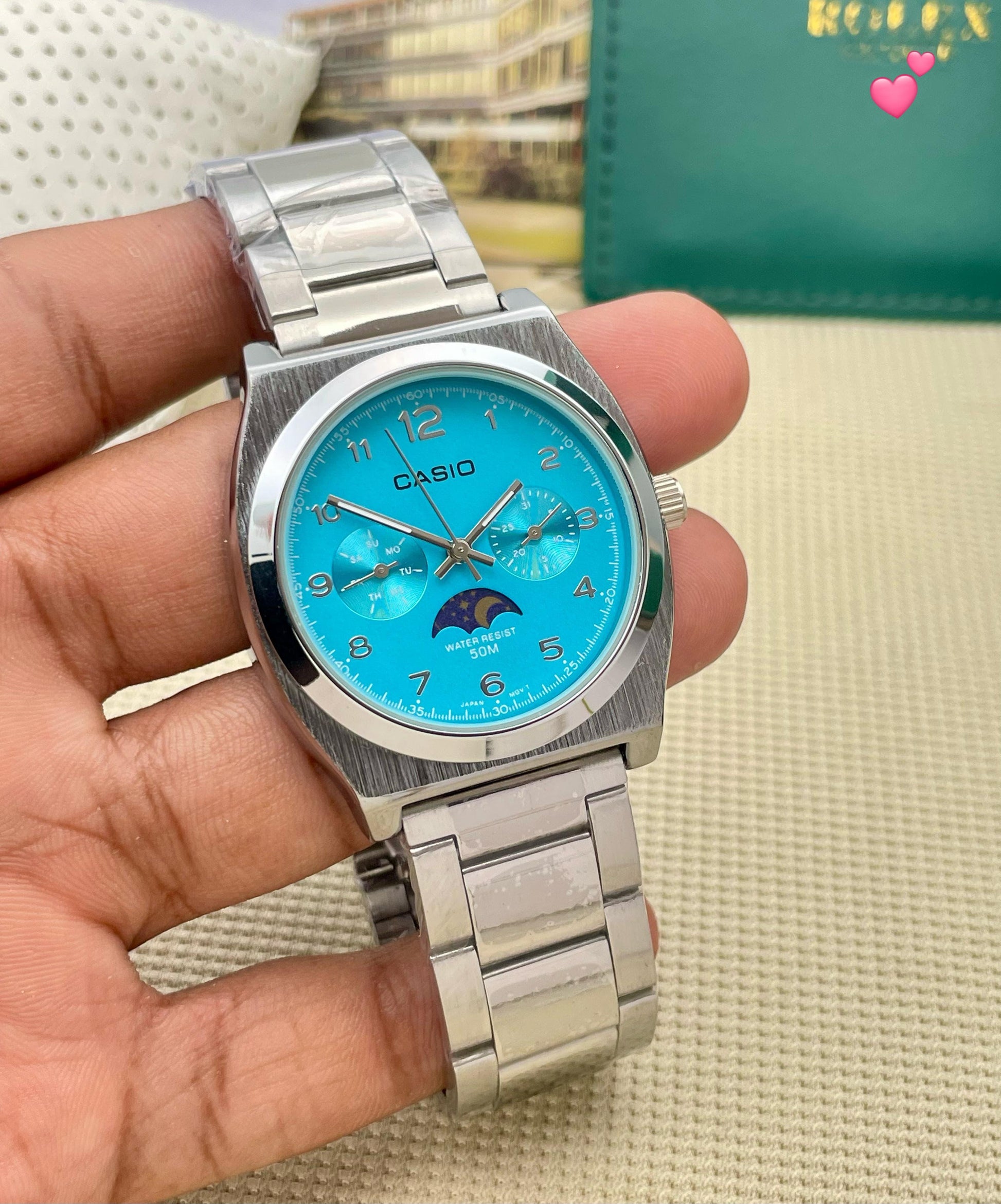 CASIO MTP-M300D-3AV original model maurya watch