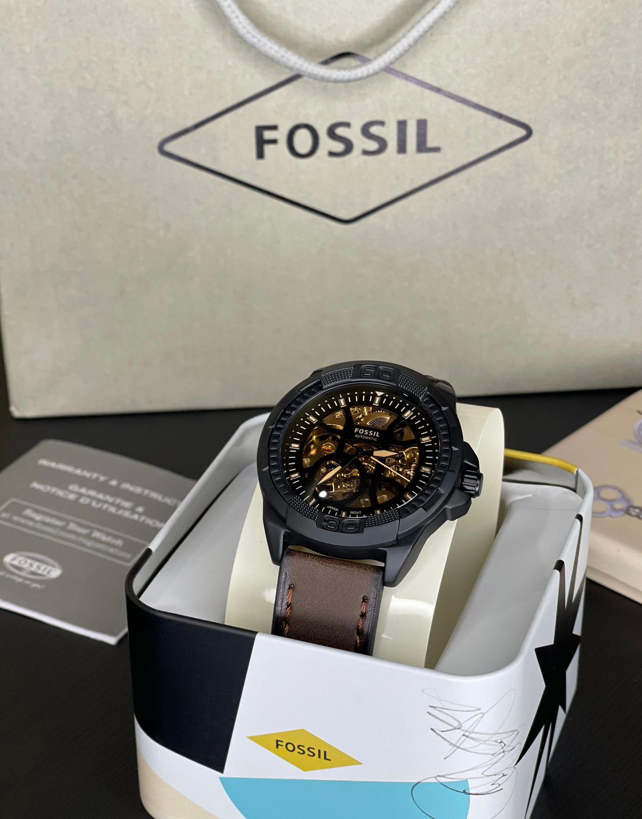 Men's Fossil Watch Bronson Modern Machine Automatic ⭐ ⭐⭐ maurya watch