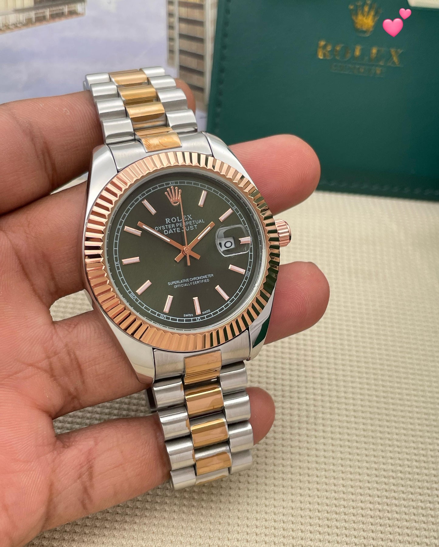 Rolex full bazel for men maurya watch