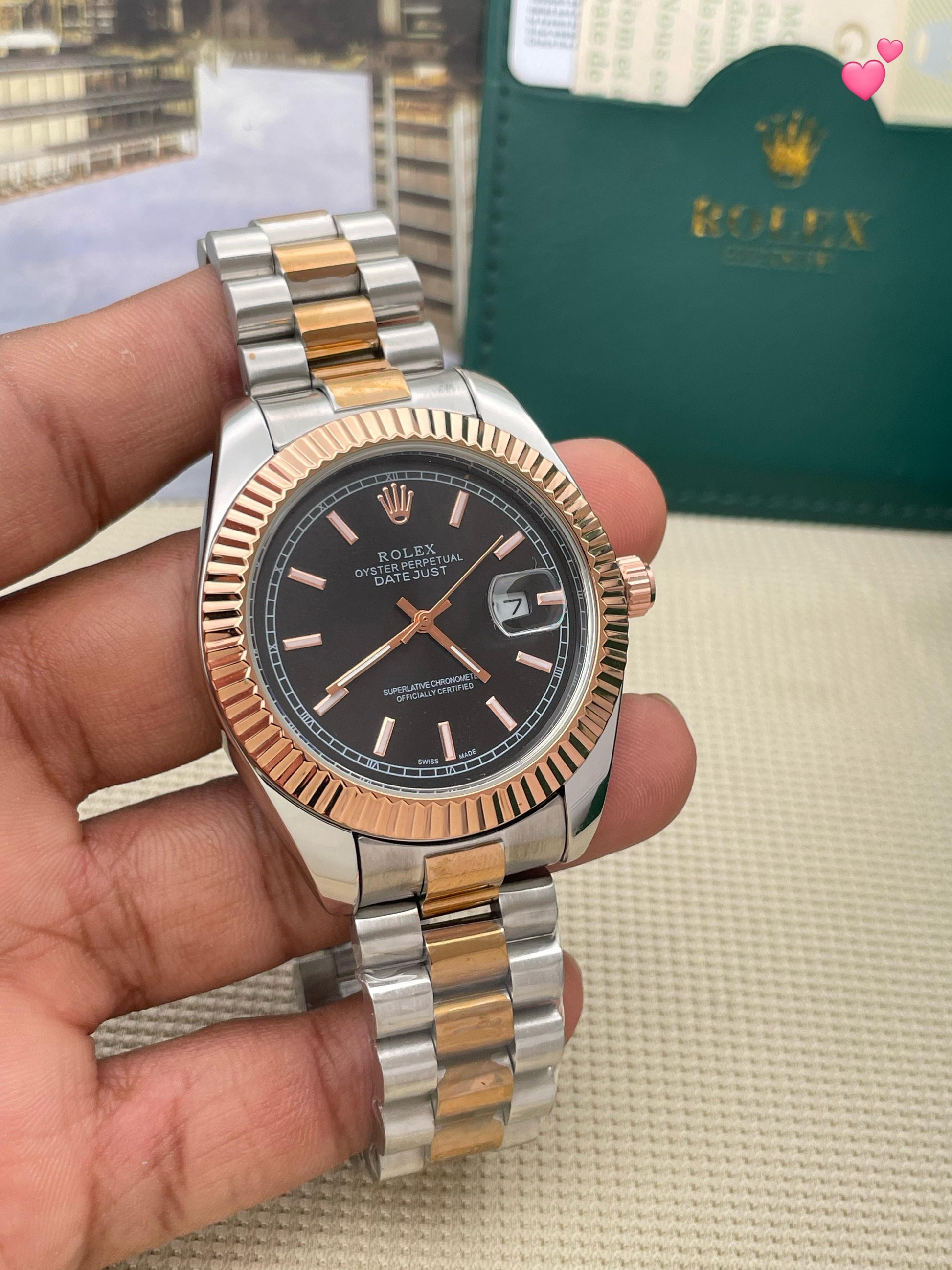Rolex full bazel for men maurya watch