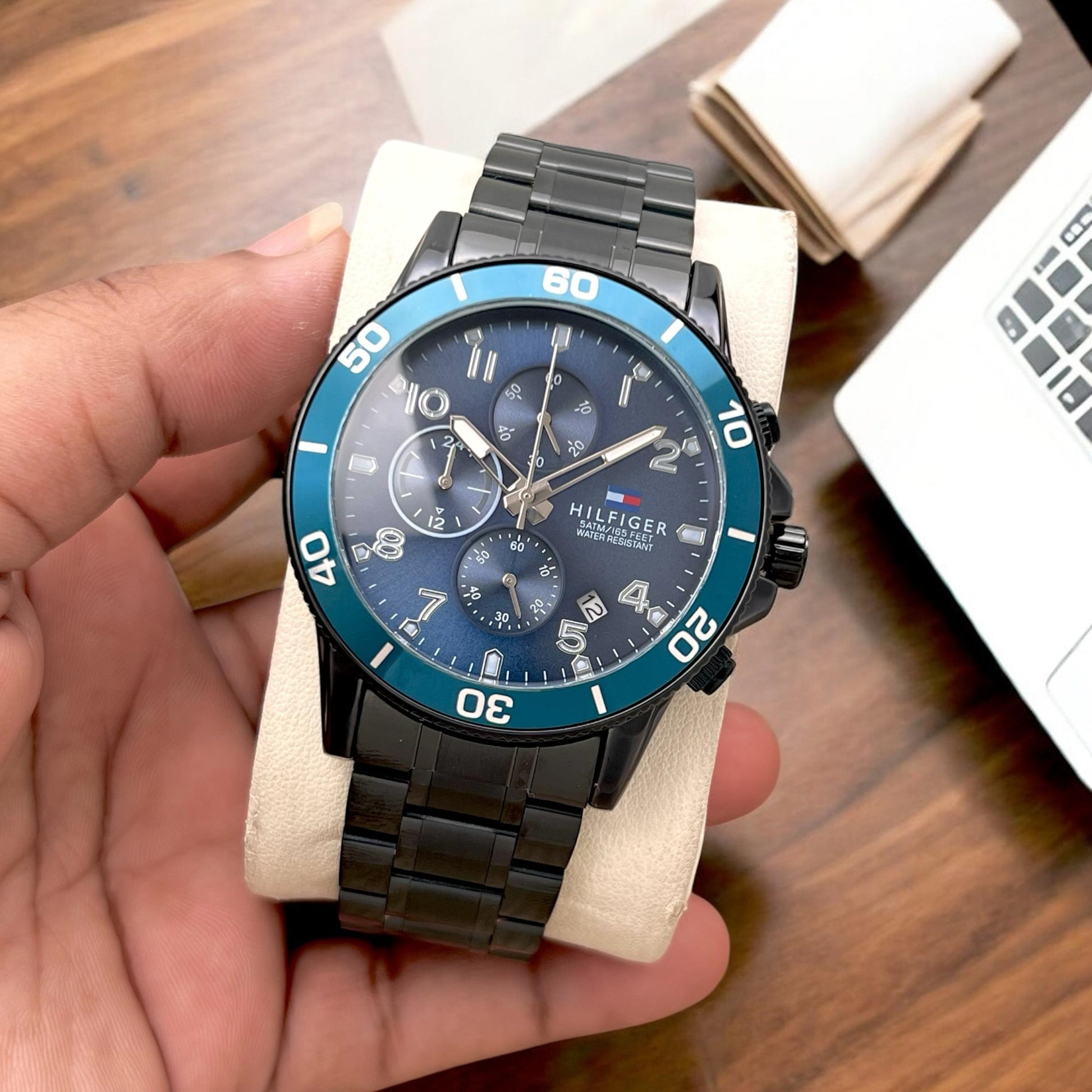 tommy hilfiger modern automatic maurya watch