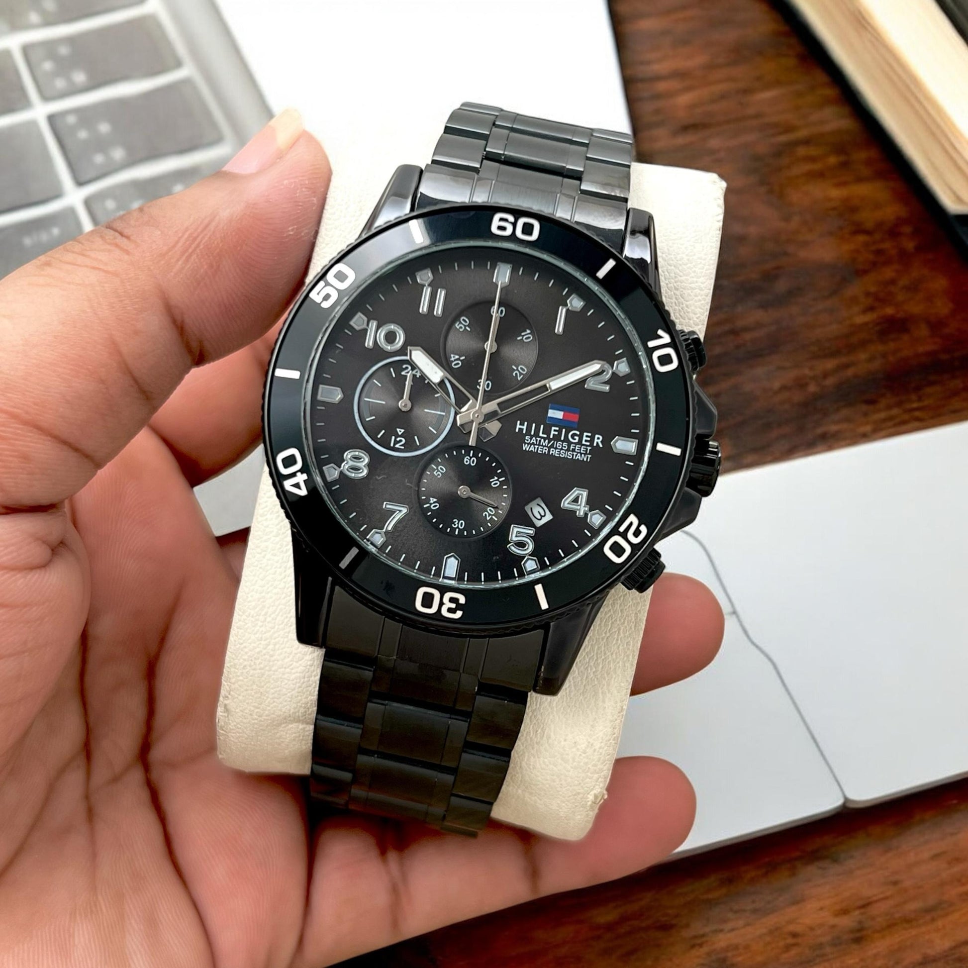 tommy hilfiger modern automatic maurya watch