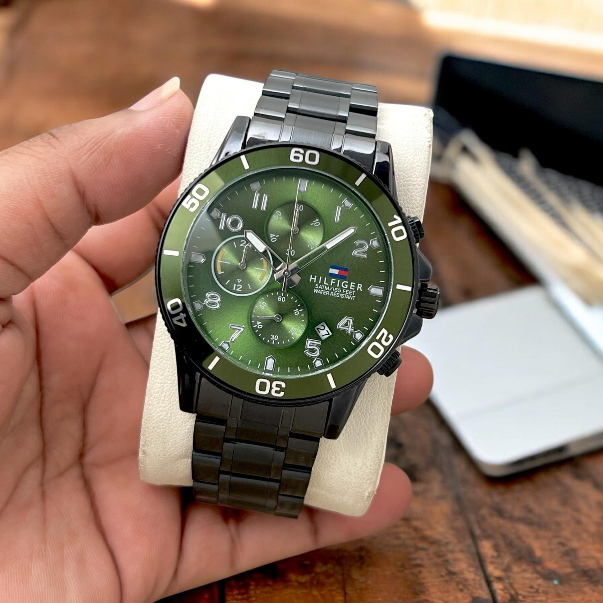 tommy hilfiger modern automatic maurya watch