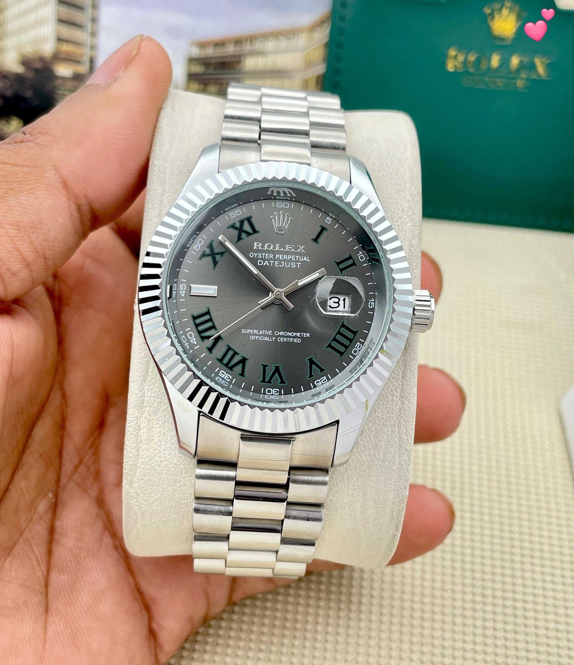 🌟 Rolex day date Full bezel maurya watch