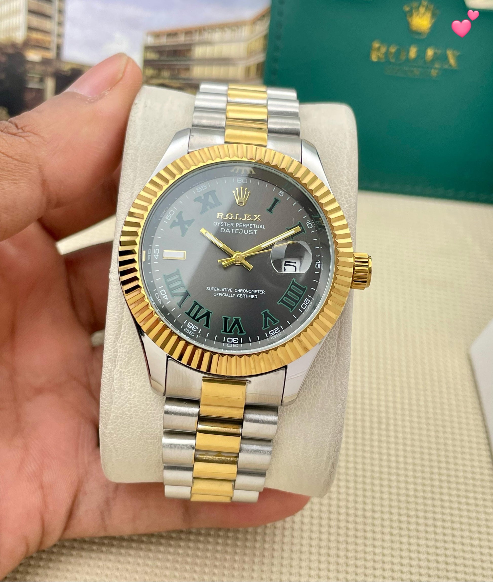 🌟 Rolex day date Full bezel maurya watch