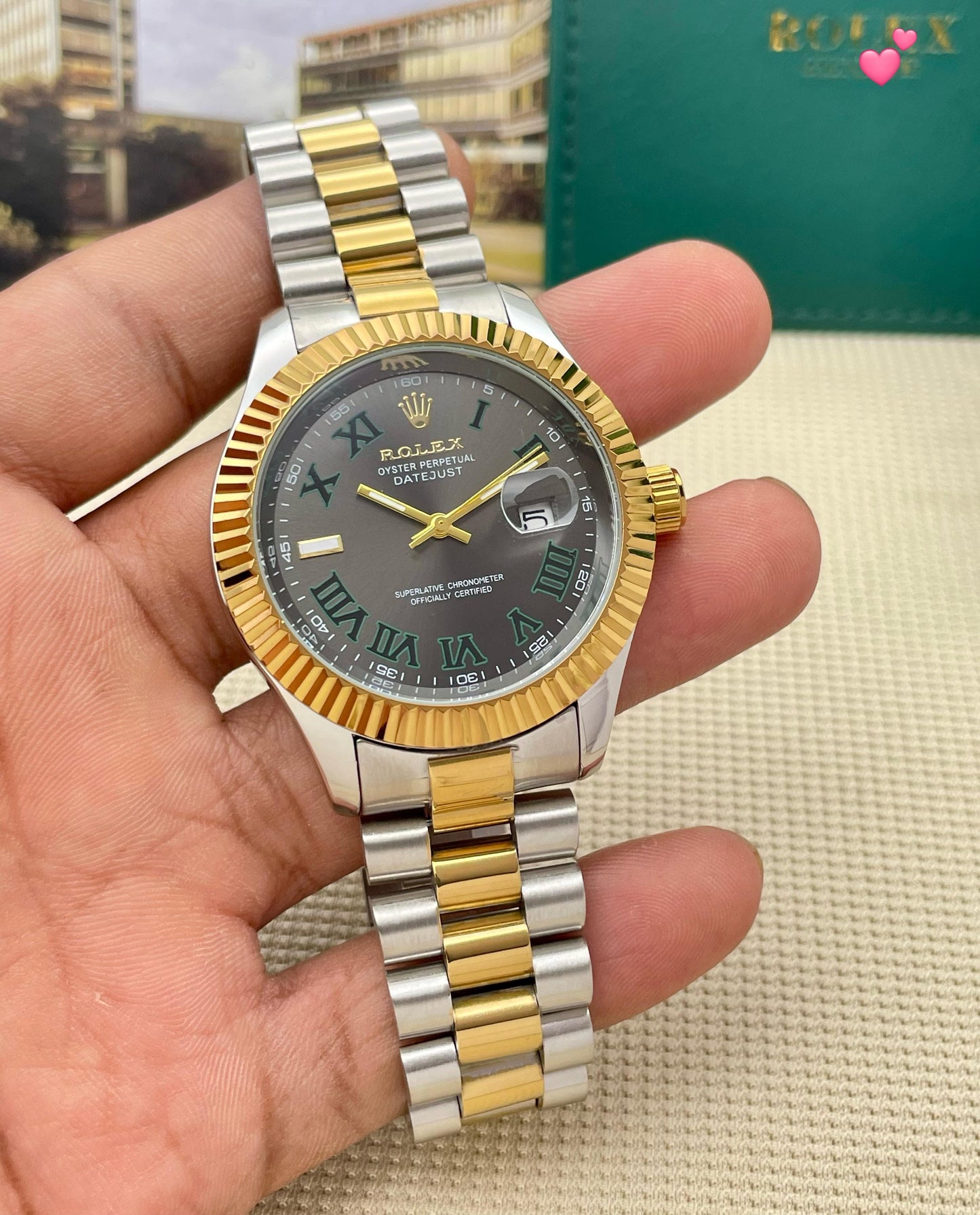 🌟 Rolex day date Full bezel maurya watch