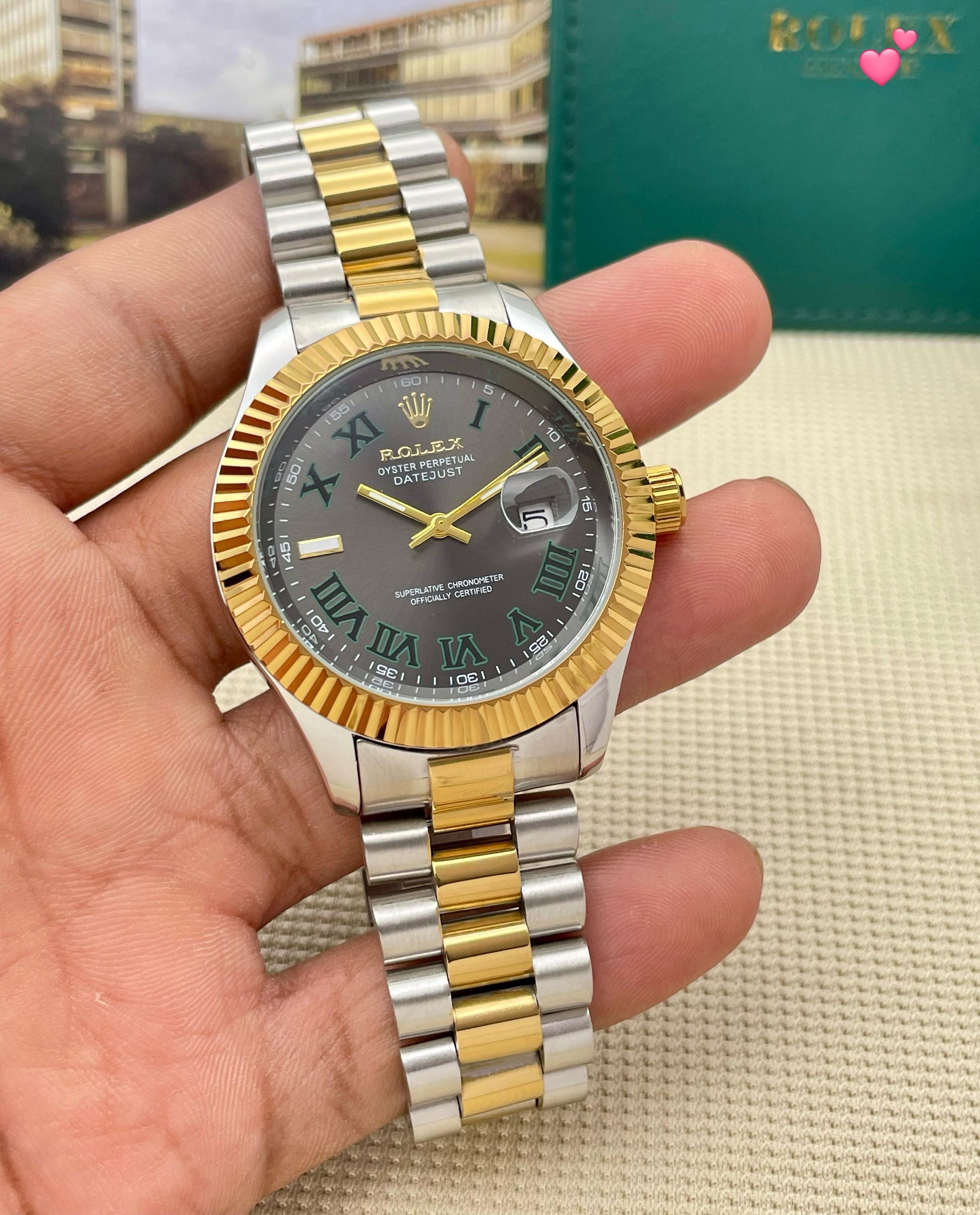 🌟 Rolex day date Full bezel maurya watch
