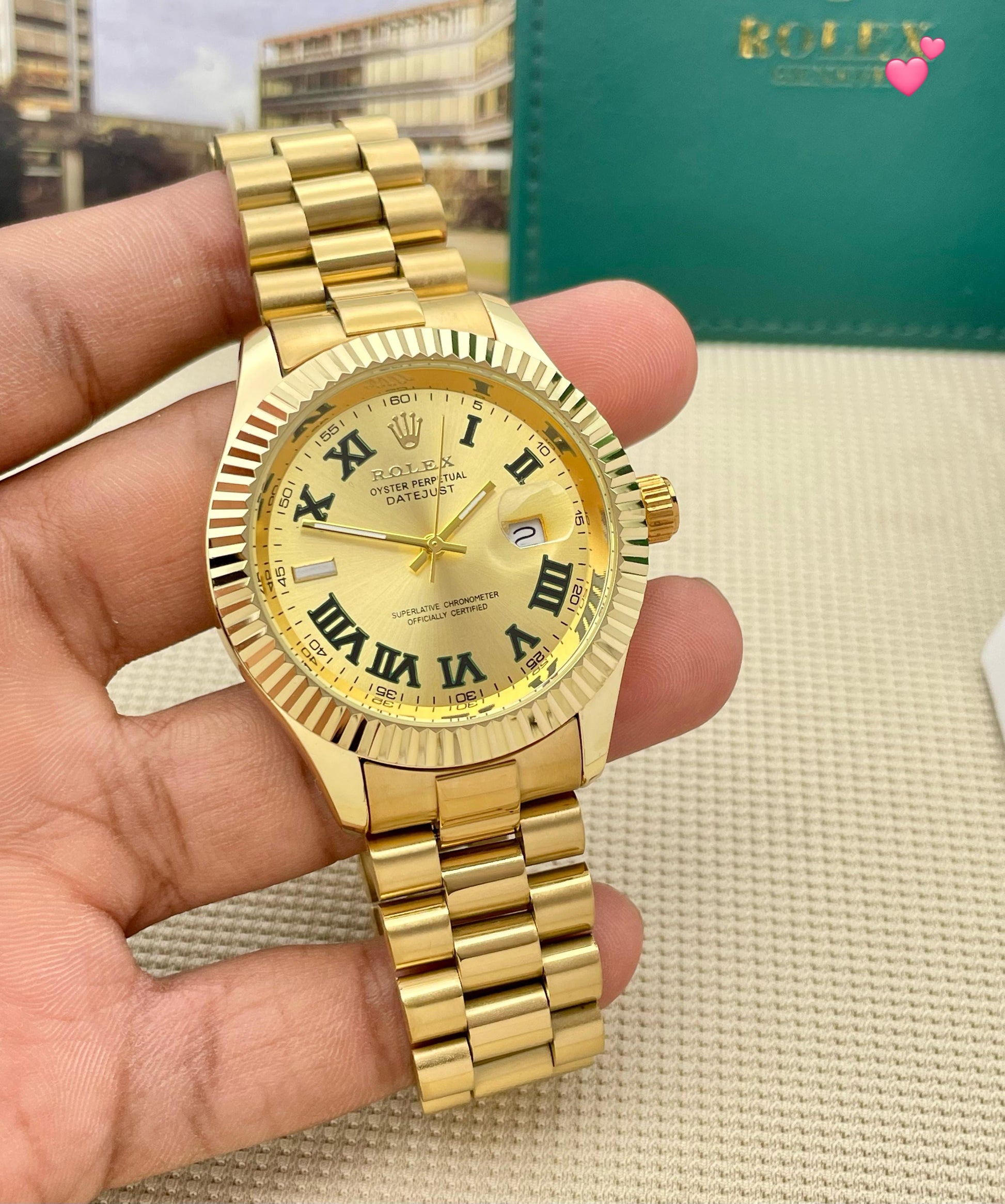 🌟 Rolex day date Full bezel maurya watch