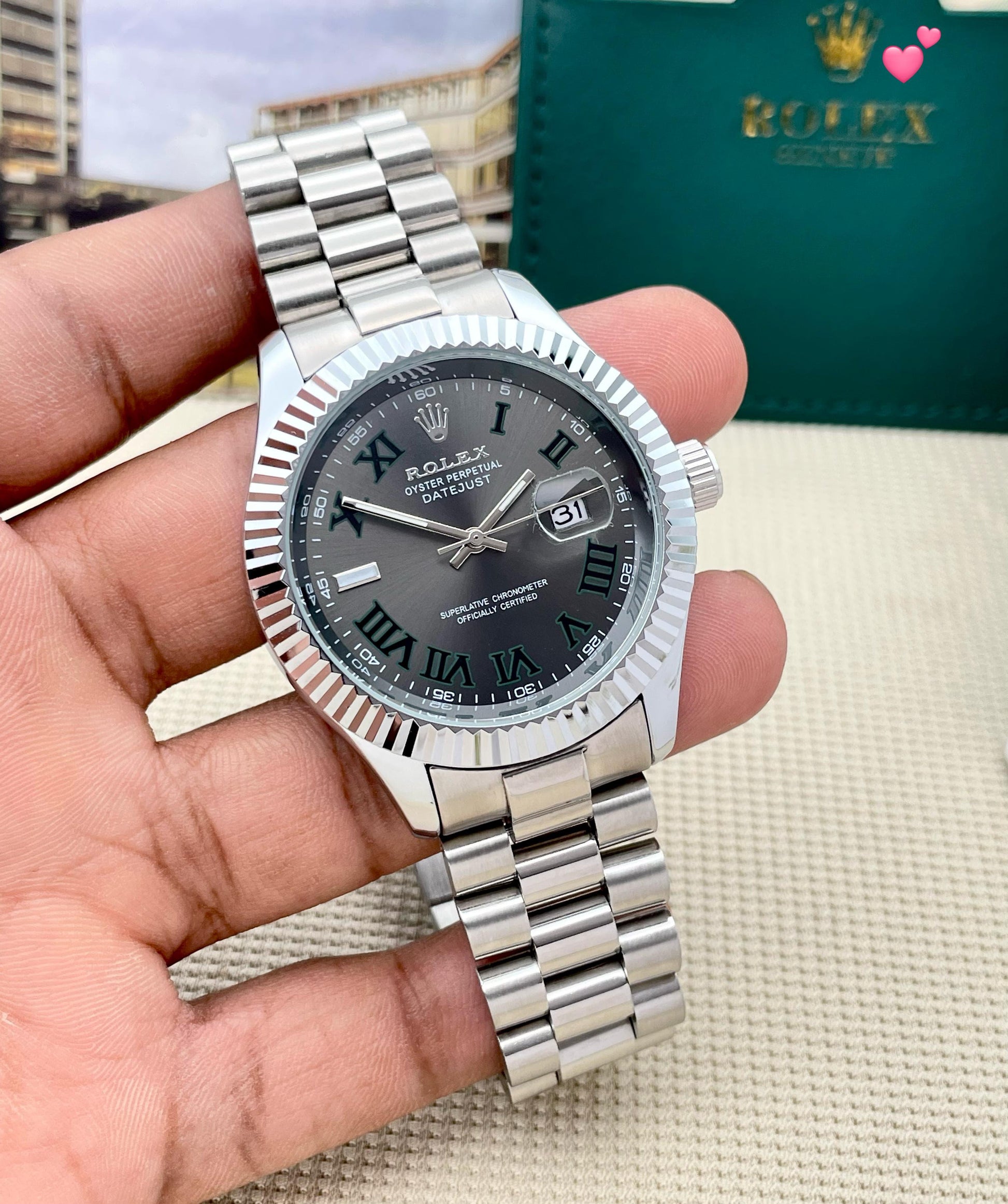 🌟 Rolex day date Full bezel maurya watch