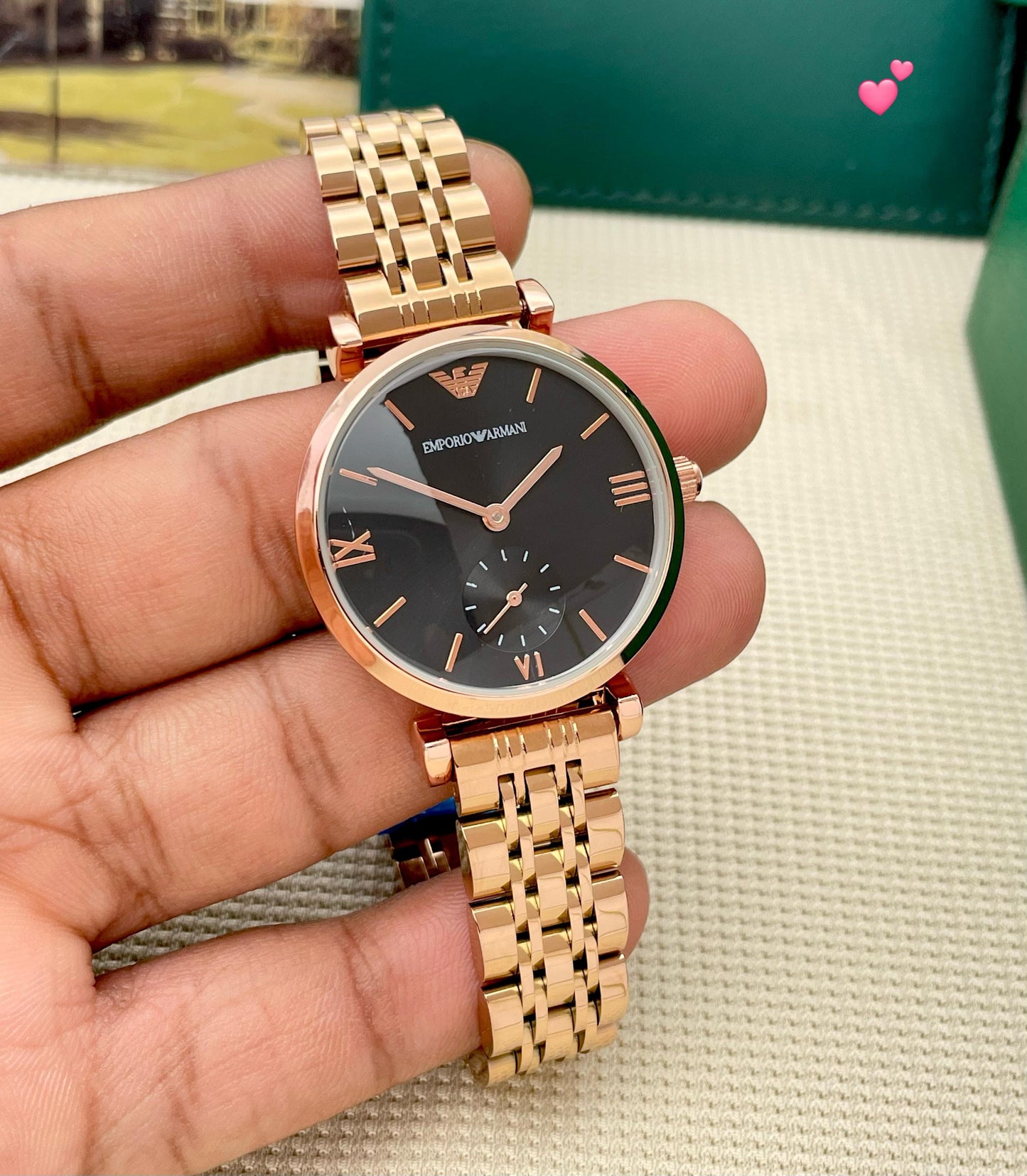 Emporio Armani  Daimonds Zoom Face &amp; New Dials maurya watch
