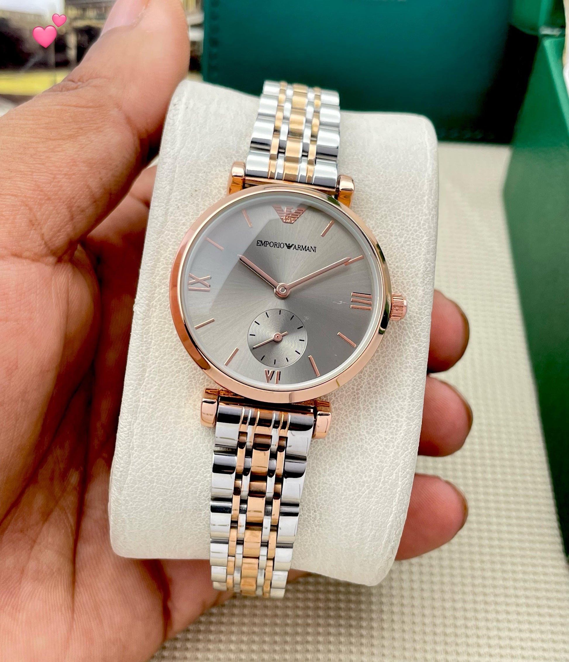 Emporio Armani  Daimonds Zoom Face &amp; New Dials maurya watch