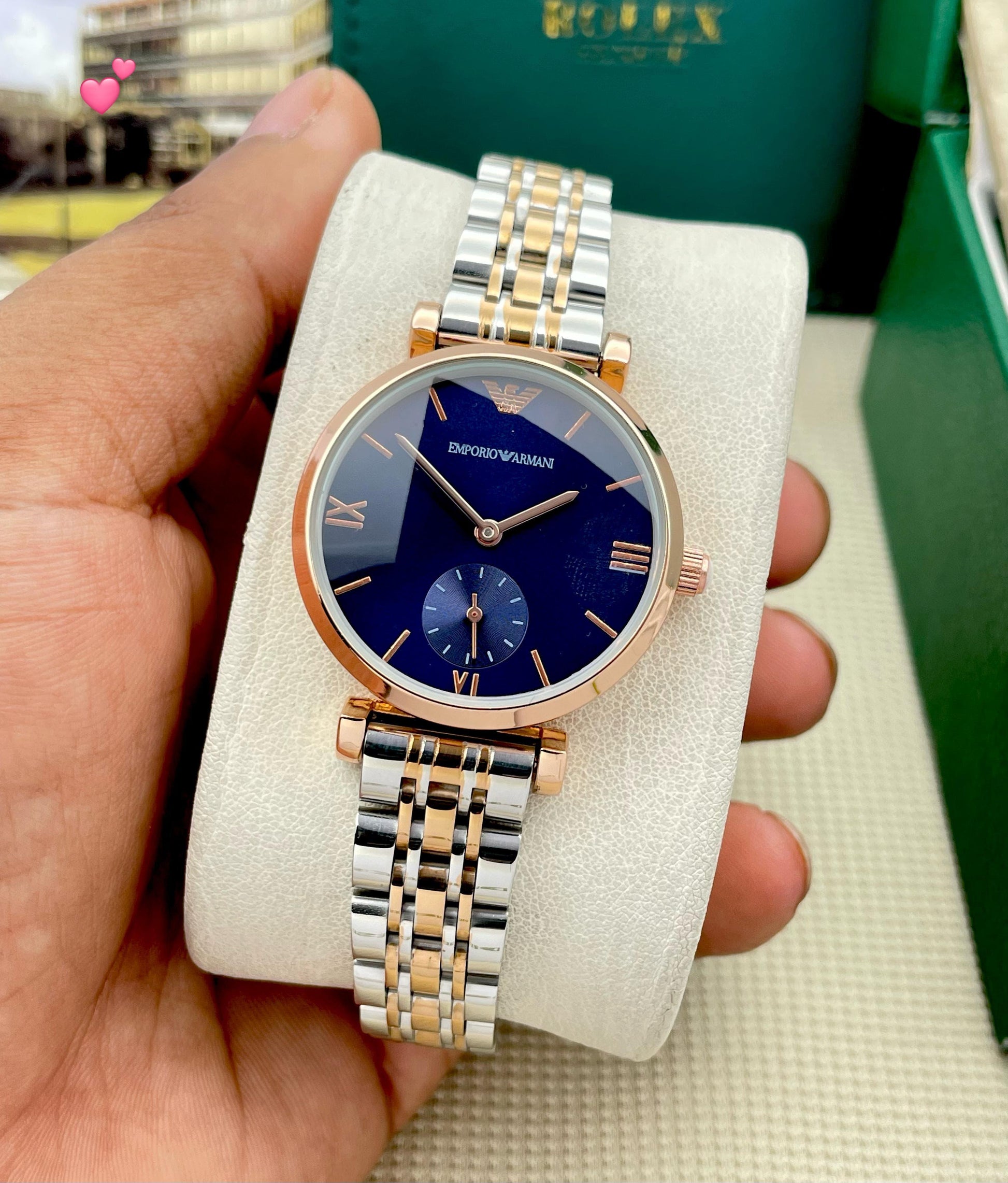 Emporio Armani  Daimonds Zoom Face &amp; New Dials maurya watch