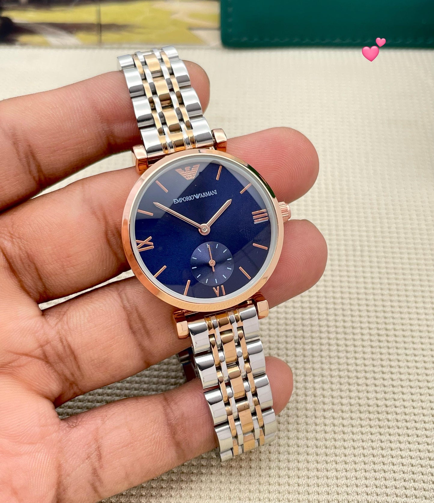 Emporio Armani  Daimonds Zoom Face &amp; New Dials maurya watch