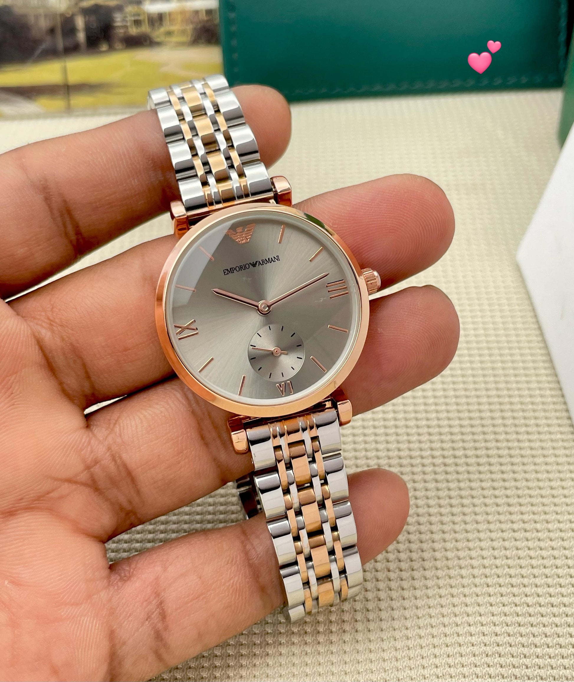 Emporio Armani  Daimonds Zoom Face &amp; New Dials maurya watch