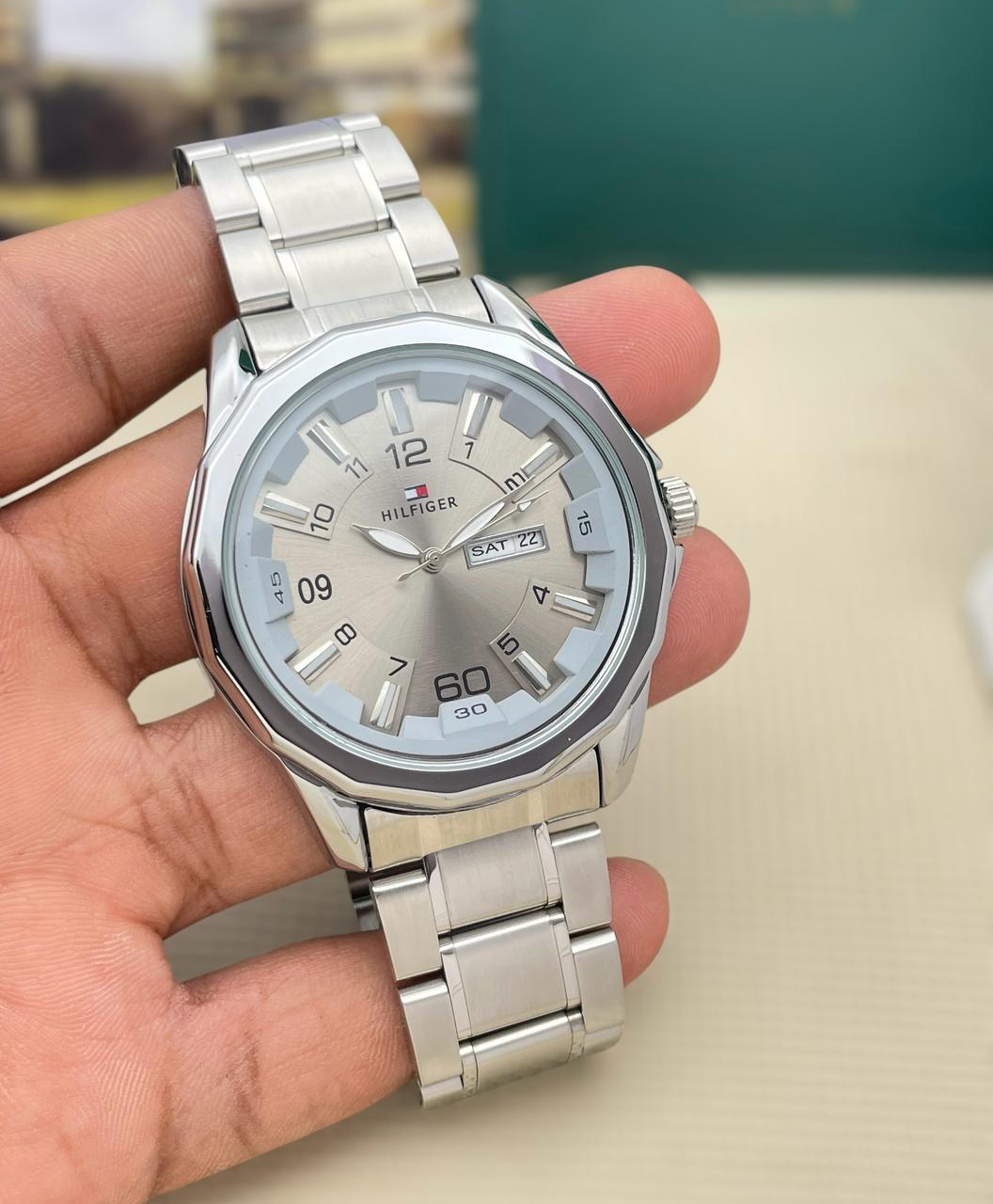tissot full bazel with Nautilus fold-over clasp maurya watch