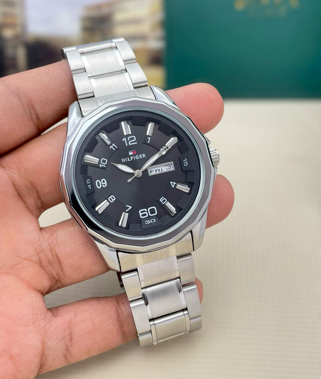 tissot full bazel with Nautilus fold-over clasp maurya watch