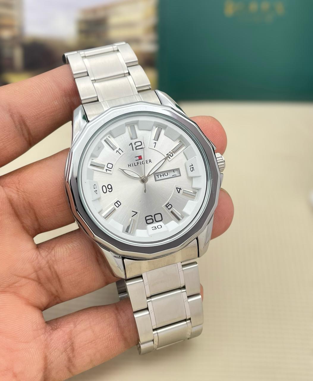 tissot full bazel with Nautilus fold-over clasp maurya watch