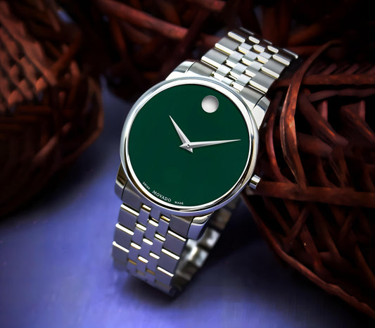 MOVADO  Green Dial Watch For Men’s maurya watch