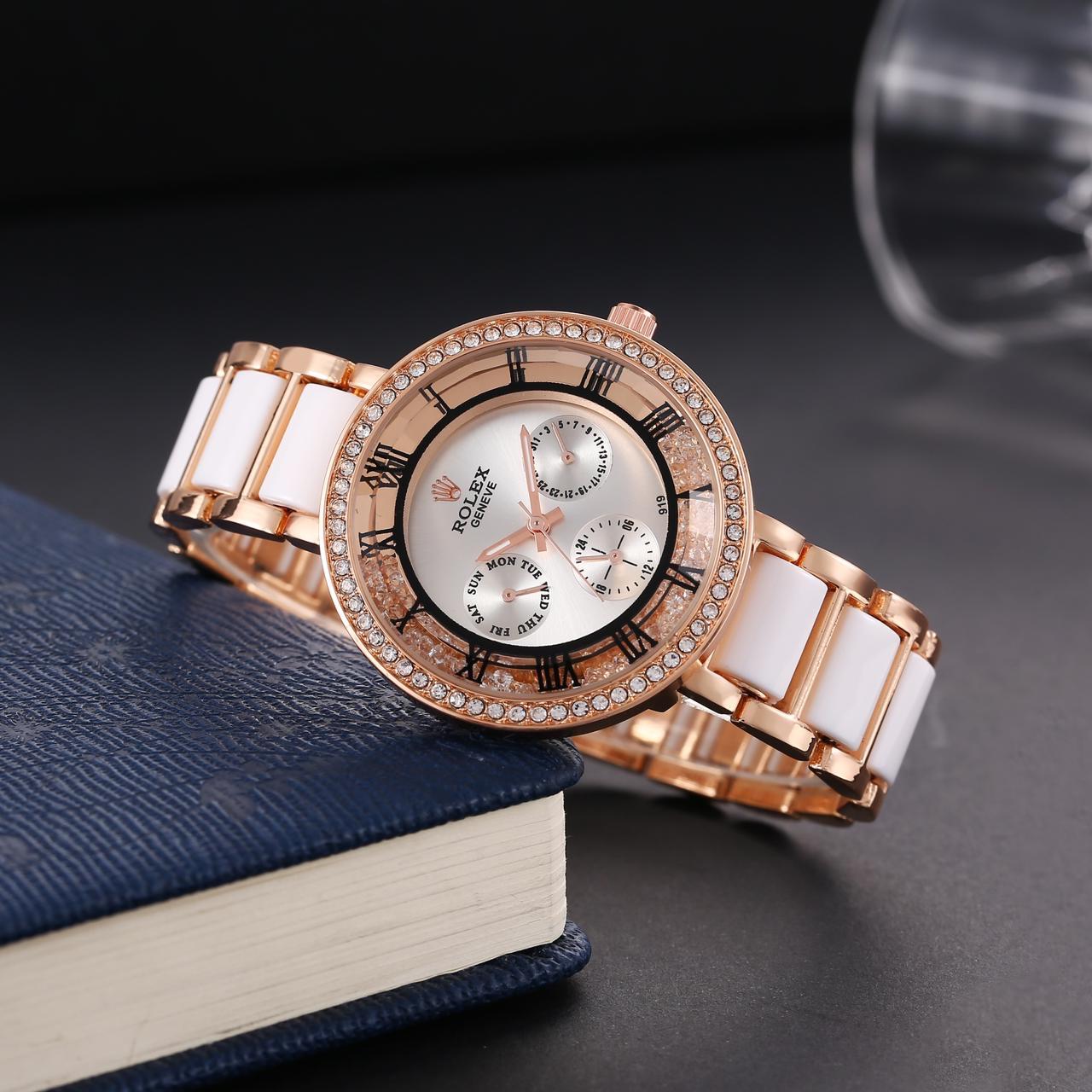 Rolex ladies watch all crono working  maurya watch