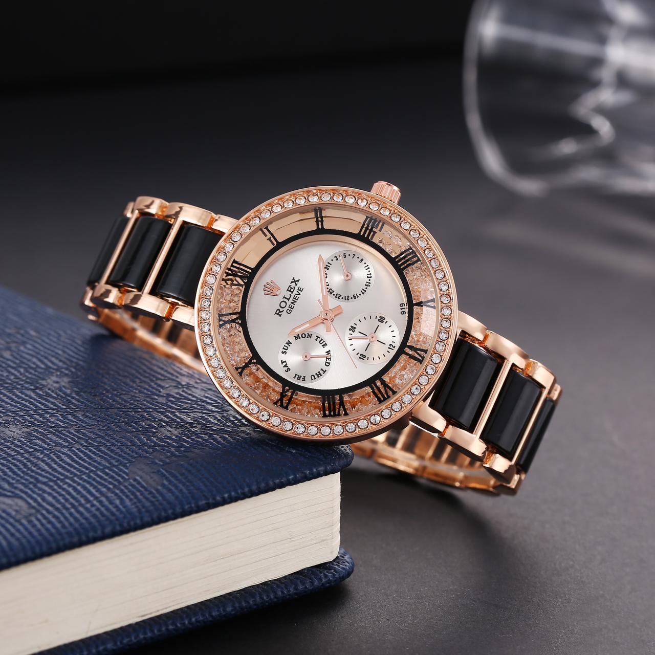 Rolex ladies watch all crono working  maurya watch