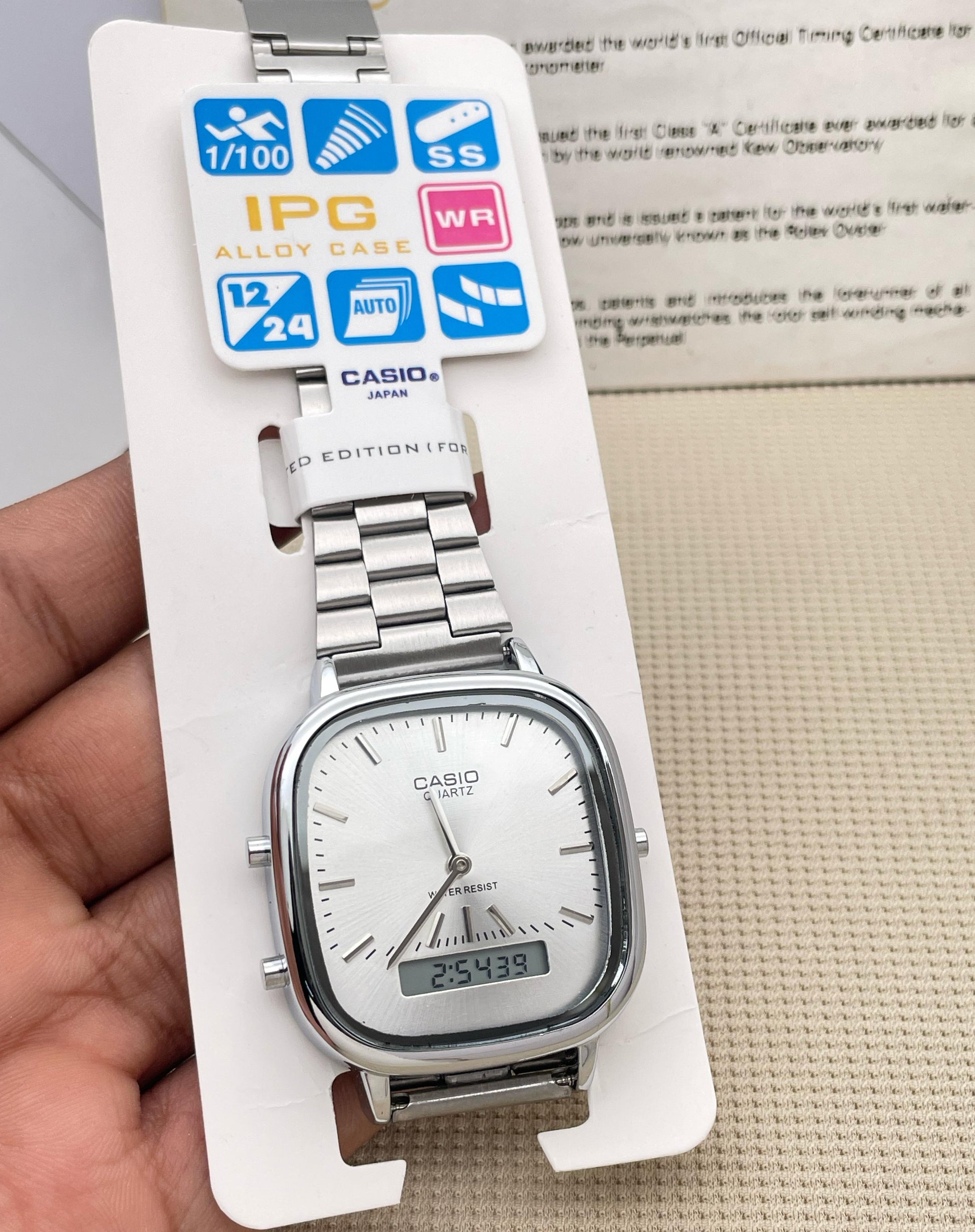 casio analog digital vintage maurya watch