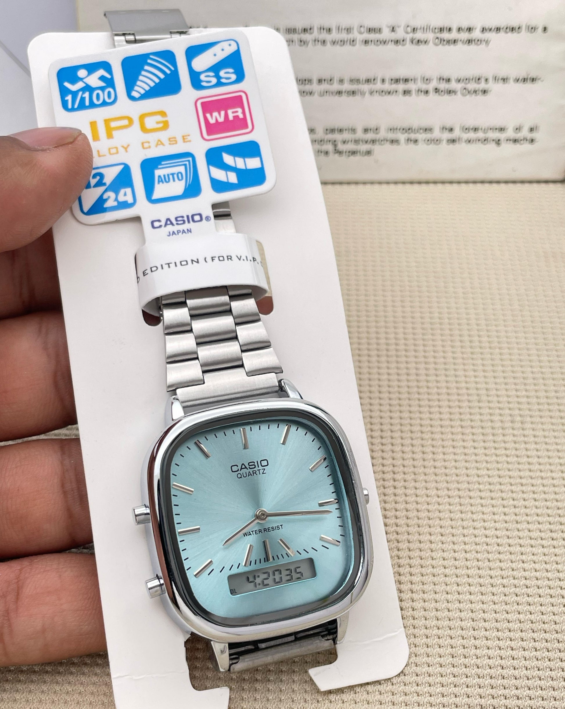 casio analog digital vintage maurya watch