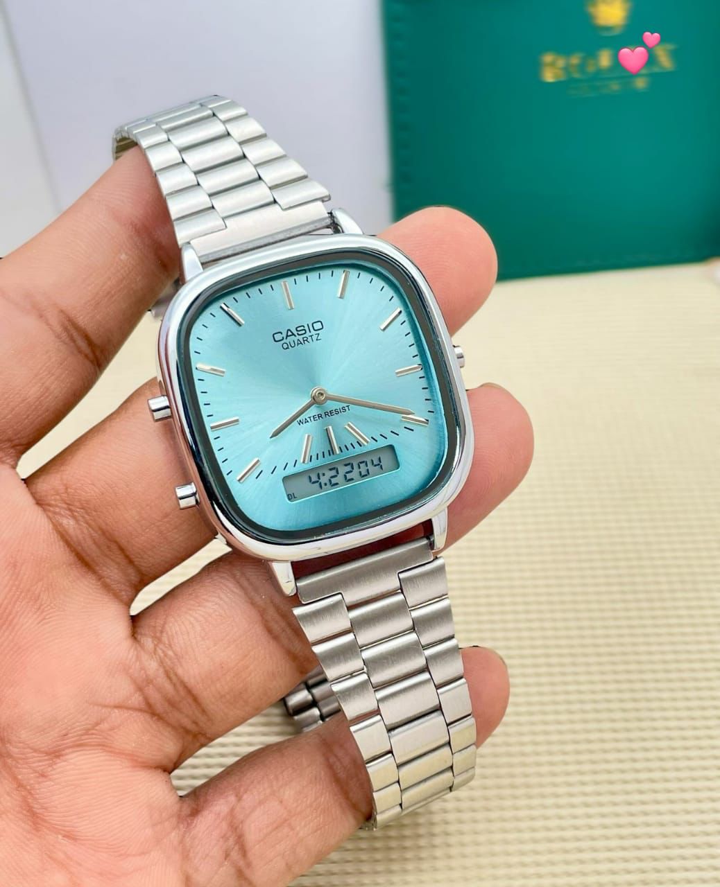 casio analog digital vintage maurya watch