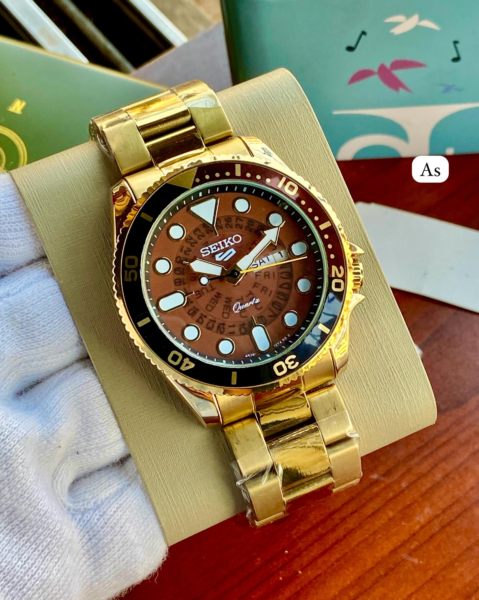 SEIKO Pure metal day date maurya watch