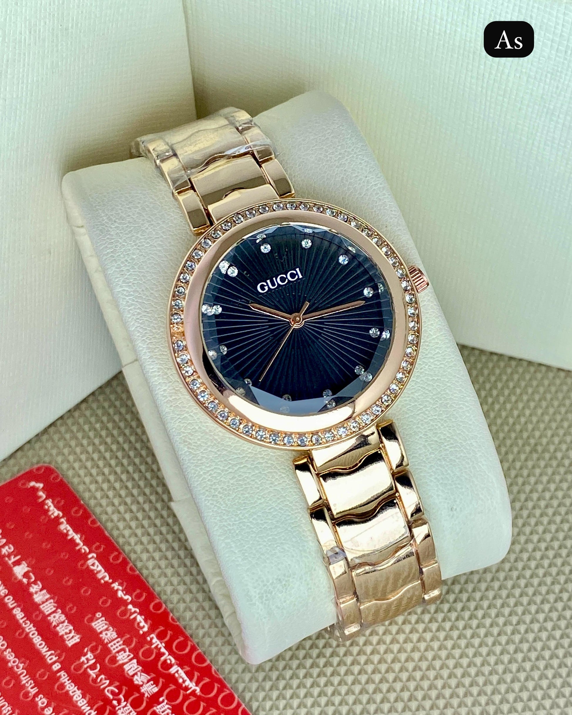 Gucci for ladies just in 999 /- maurya watch