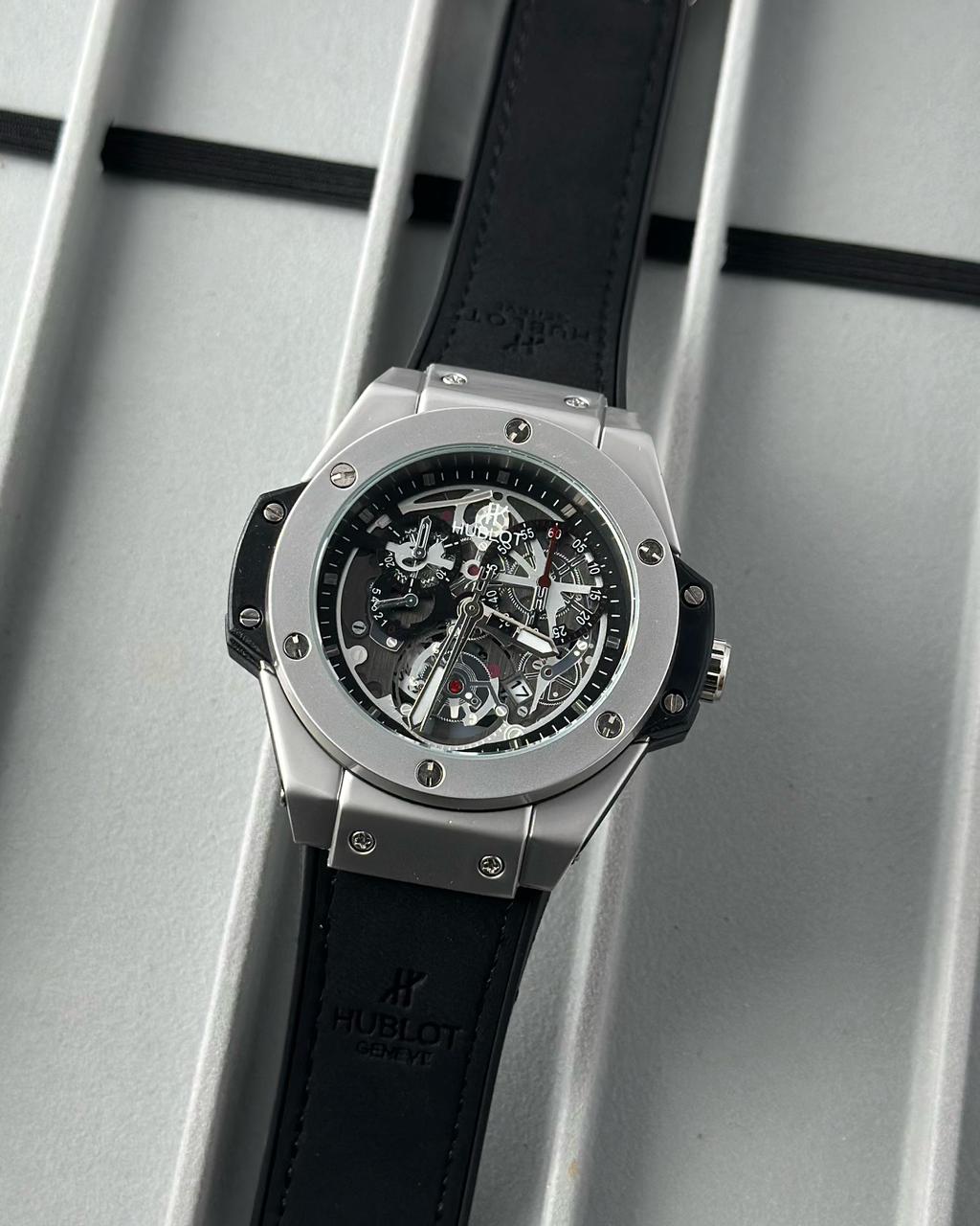 Hublot Gent’s Date Working Leather belt maurya watch