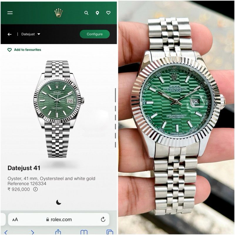 Rolex DateJust maurya watch