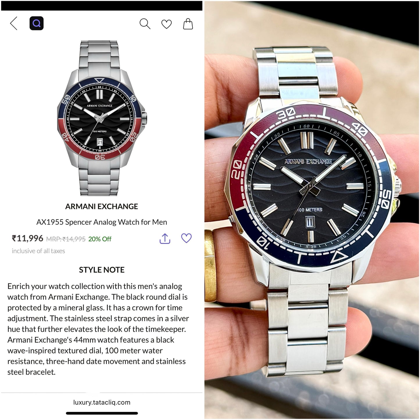 Armani Exchange Spencer Collection