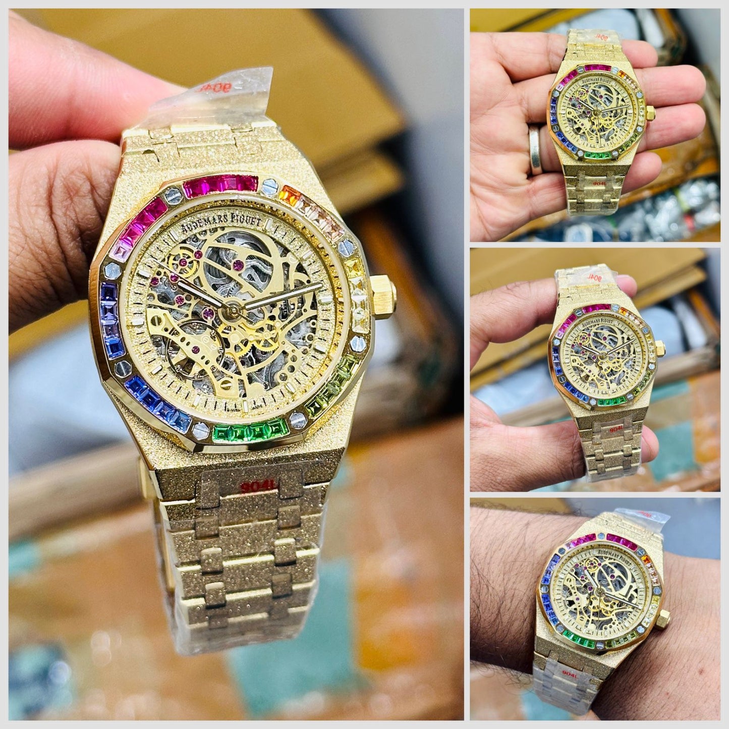 AUDEMARS PIGUET ROYAL OAK FROSTED RAINBOW✔🔥