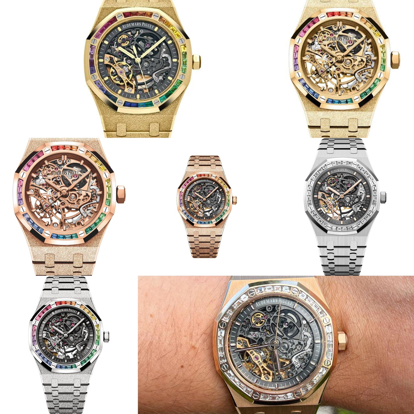 AUDEMARS PIGUET ROYAL OAK FROSTED RAINBOW✔🔥
