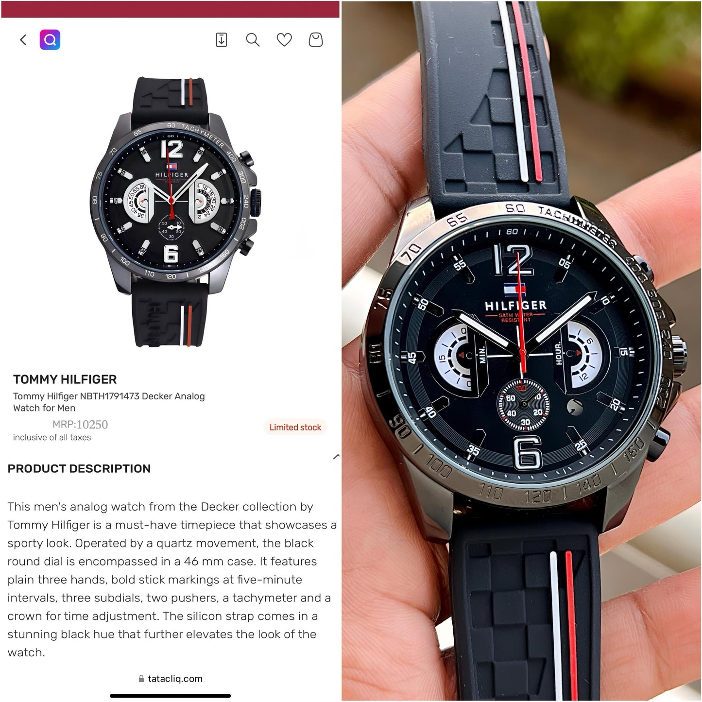 🔥 TOMMY HILFIGER DECKER CHRONOGRAPH – RESTOCKED! | MEN’S LUXURY CHRONOGRAPH | 7AA PREMIUM EDITION 🔥